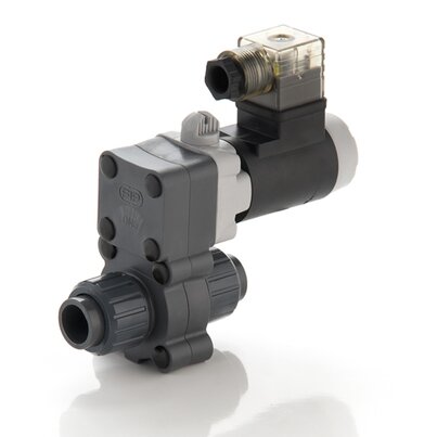 S12AV - 110V AC - true union 2-way solenoid valve