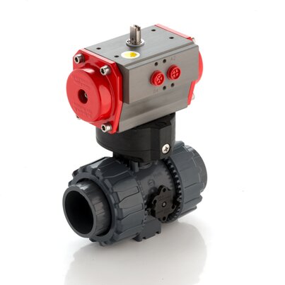 VKDOV/CP NC - pneumatically actuated DUAL BLOCK® 2-way ball valve