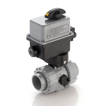 VKDOAC/CE 24 V AC/DC - electrically actuated DUAL BLOCK® 2-way ball valve