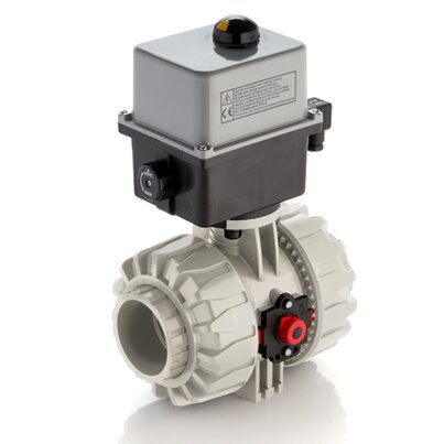 VKDIM/CE 24 V AC/DC - electrically actuated DUAL BLOCK® 2-way ball valve