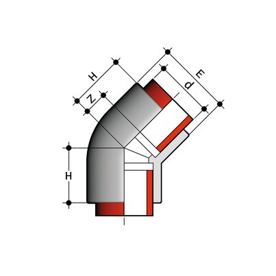 HIM - Fitting for socket welding, elbow