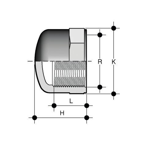 Disegno tecnico della calotta CFV