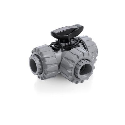 LKDFC - DUAL BLOCK® 3-way ball valve DN 10:50