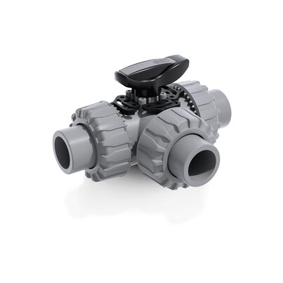 TKDAC - DUAL BLOCK® 3-way ball valve DN 10:50