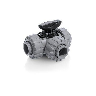 TKDIC - DUAL BLOCK® 3-way ball valve DN 10:50